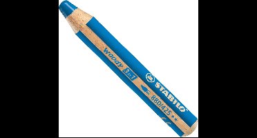 STABILO woody 3 in 1 - multitalent potlood - Middelblauw - Per stuk