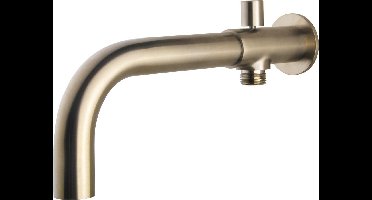 Wiesbaden Caral Inbouw Baduitloop met Omstel 23 cm. - RVS Look