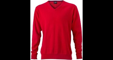 James and Nicholson Heren V-hals pullover (Rood)