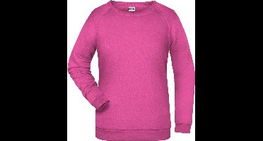 James And Nicholson Dames/dames Basic Sweatshirt (Roze)
