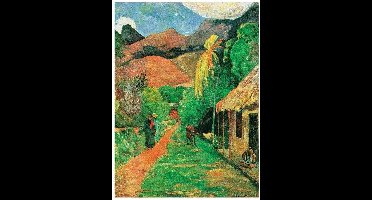 Kunstdruk Paul Gauguin - Chemin a papeete 50x70cm
