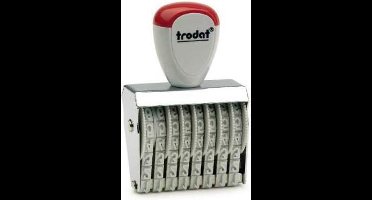 Trodat 1538 Cijferstempel | 8 banden | 28x3mm