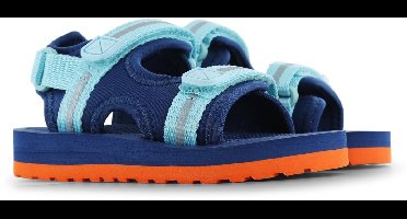 Shoesme Donkerblauw Lichtgewicht Sandaal - Sandalen Kind - Jongens - BLUE ORANGE - Spandex - Maat 26