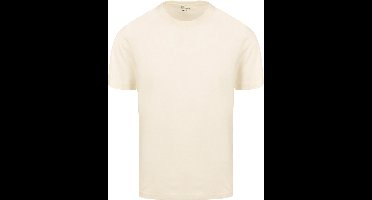 King Essentials The Steve T-Shirt Ecru - Maat XXL - Heren - Casual T-shirts