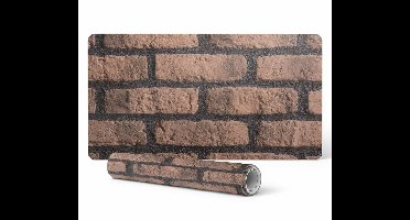 Antislip beschermmat voor op het bureau met baksteenmotief 120x60 cm