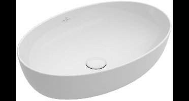 Villeroy & Boch Artis - Waskom op blad, 61x41 cm, Coal Black 419861BCT8