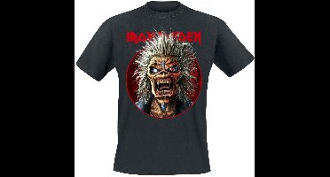 Iron Maiden Portrait Ed Crop Circle Heren T-shirt - zwart - M