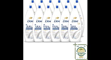 12 x Dove – Badcrème – Indulging Cream – 720 ml - Wasstrips - Badcrème - Badcrème 720 Ml - Badcrème Voor Huid - Badcrème Voor Zintuigen - Zachte Reiniging