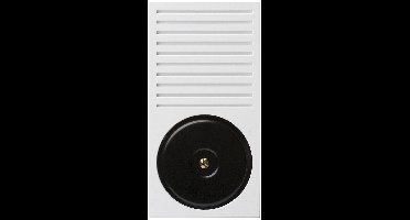 Honeywell Gong D902 - Bedrade Deurbelgong zonder Beldrukker - Kunststof Behuizing - Ca. 80 dB(A) - 3 V DC - Werkt op 2 x 1,5 V Batterijen (Mono) - Afmetingen 85 x 160 x 45 mm - Wit