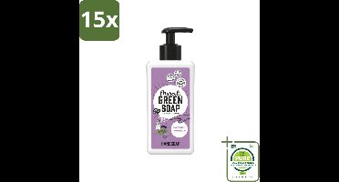15 x Marcel's Green Soap - Handzeep - Lavendel & Rozemarijn - Zachte verzorging - 250 ml - Grootverpakking - Vaatwasstrips - Handzeep - Handen Verzorgen - Natuurlijke Handzeep - Lavendel Handzeep - Rozemarijn Handzeep