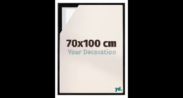yd, Baklijst 70x100 cm Zwart Mat - Lijst voor Canvasdoek - MDF Lyon