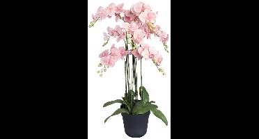 Orchidee Kunstplant 9-tak 110 cm - Roze