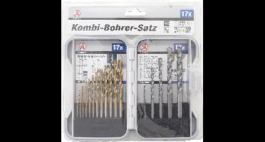 Metaalboren en Steenboren set - 17 delig - 1.5mm - 10mm - BGS50818