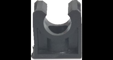 Buisklem PP 25 mm zwart per 10 Stuks