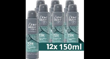 Dove M+C Eucalyptus + Mint deo 150ml - 12 Stuks - Voordeelverpakking