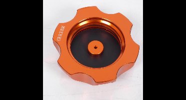 vparts tankdop voor suzuki 250 rmz 741-no / oranje geanodiseerd nieuw