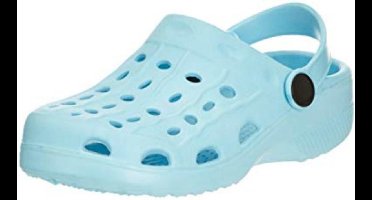 Playshoes waterschoenen EVA clog aquablauw
