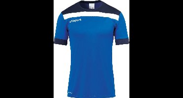 Uhlsport Offense 23 Shirt Korte Mouw Kinderen - Royal / Marine / Wit | Maat: 116