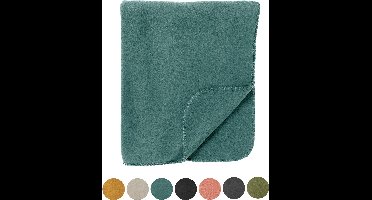 Dutch Decor - PABLO - Plaid 150x200 cm - 100% polyester - fleece terrasplaid - Sagebrush Green - groen