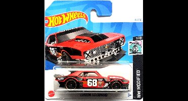 HOT WHEELS '68 CAMARO RED 81/250 (1:64) HW MODIFIED 7/10 SHORT CARD