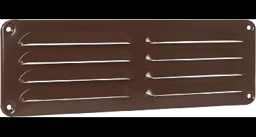 Nedco Aluminium schoepenrooster 300x90 bruin