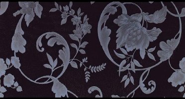 Dutch Wallcoverings Vlakvinyl bloem - wit/beige