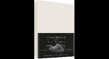Excellence Katoen Satijn Hoeslaken 080x200+30 cm ECRU