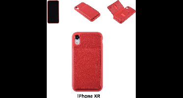 UNIQ Accessory iPhone XR Kunstleer Backcover hoesje - Rood