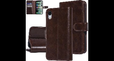 UNIQ Accessory Bruin hoesje iPhone XR - Book Case - Zachte huid