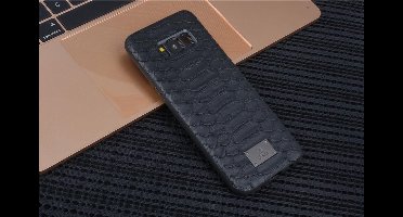 UNIQ Accessory iPhone X Kunstleer Hard Case Back cover - Zwart