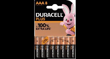 Duracell Plus AAA - Alkaline batterijen - 8 stuks