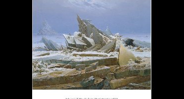 Kunstdruk Caspar David Friedrich Das Eismeer 40x30cm