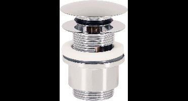 Plieger Afvoerplug Wastafel – Clickwaste Afvoerplug 5/4” – Clickclack – Met Overloop – Chroom