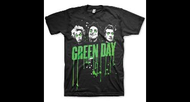 Green Day - Drips Heren T-shirt - XXL - Zwart