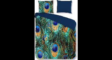 Pure Dekbedovertrek 5705-M PEACOCK 135x200 cm meerkleurig