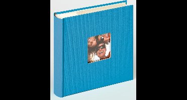Walther ME-110-U Fun - Memo insteekalbum - Formaat 24x22 cm - 200 foto's 10 x 15 cm - Oceaanblauw