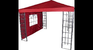 Lesliliving - Zijwand paviljoen Royal - Bordeaux rood