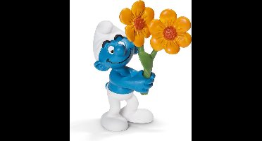 Schleich Dank je wel Smurf met dankbloemen