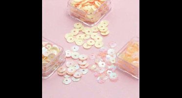 Trio Pailletten 6mm Geel