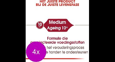 Royal Canin - Medium Ageing 10+ Hondenvoer Nat - 40 x 140 gr