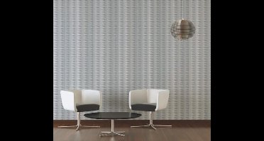 Mac Stopa Vliesbehang streep Grijs 32727-4