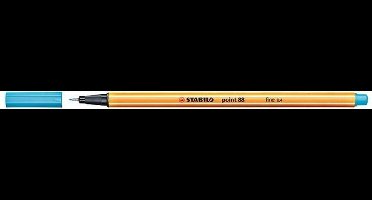 STABILO point 88 - Fineliner 0,4 mm - Azuur Blauw - per stuk