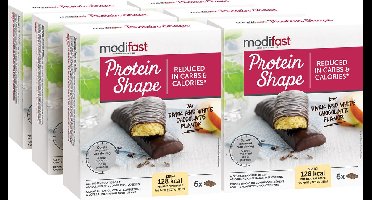 Modifast Protein Shape - Repen - Pure en Witte Chocolade - 6 x 31 gr