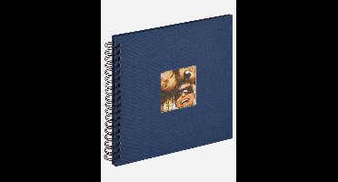 Walther SA-108-L Fun - Spiraal album - Formaat 26 x 25 cm - Blauw