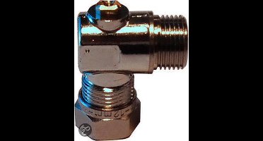 Kogelstopkraan 3/8"Bux15 Knel Plieger Label Bl 1St (-)