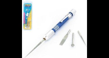 Model Craft Vijlenset - PFL6009 Set van 4 Diamanten Ruimers en Vijlen Gereedschap