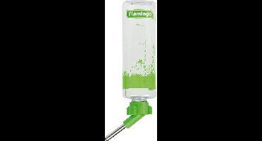 Flamingo - Drinkfles Knaagdieren - Groen - M - 8 x 5 x 20 cm - 250 ml