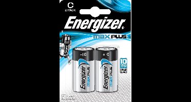 Energizer Max Plus – C – 2 stuks