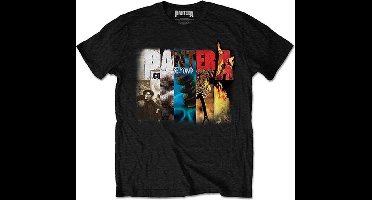 Pantera - Album Collage Heren T-shirt - S - Zwart