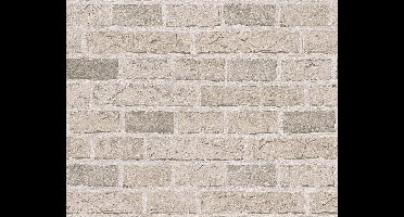 BAKSTENEN BEHANG | Industrieel - beige crème - A.S. Création Il Decoro
